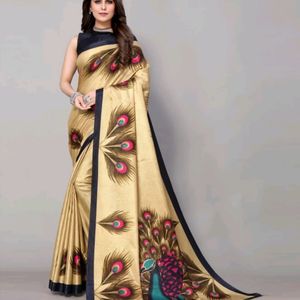 Peacock Design Saree