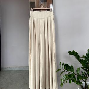 Cotton Blend Pallazo Pants