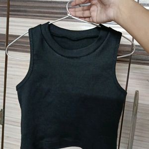 Black Tank Top, Also Available In White