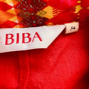 Biba Kurta - Collar And Front Buttons - Size 8