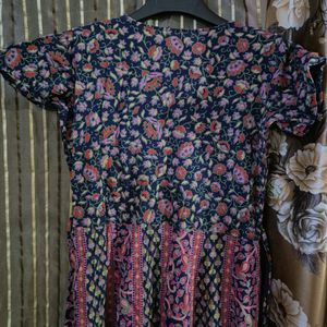 Jaipuri /Rajasthani Print Gown Dress🌷🌸