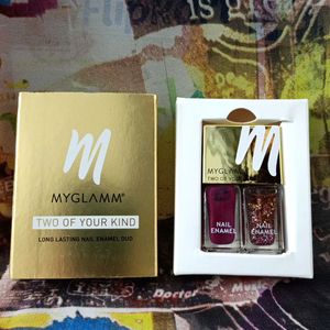 😱Myglamm Duo Nail Enamel💜