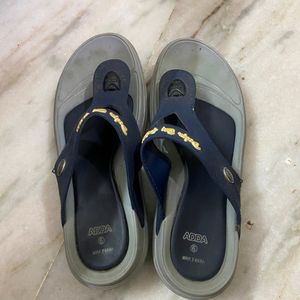 Blue Grey AADA Slippers With No Flaws