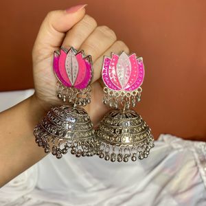 Lotus Jhumka