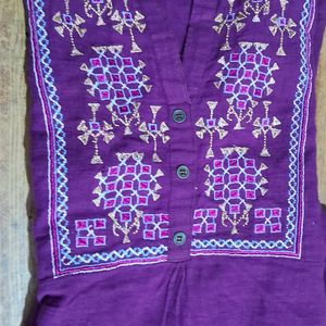 PURPLE KURTI