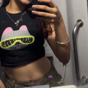 Sale 👁️Bonkers Cute Crop Top ! Size Xs