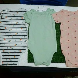 Pack Of 3 Cotton Rompers 18 To 24 M