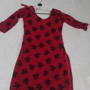 Formal Kurti With Beautiful Tussels At The Back