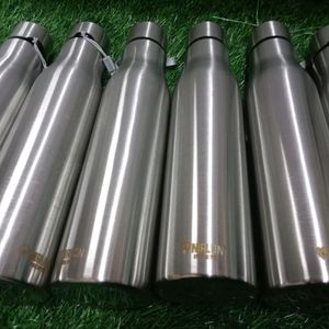 Stainless Steel Bottles Pack Of 6