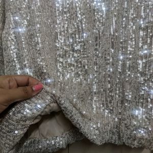 Sequins Off-white Top