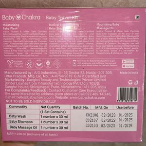 Baby Chakra Travel Kit