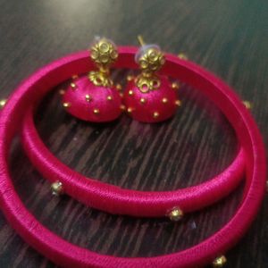 Thread Bangles and Stud Set