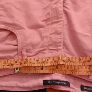 Pink Straight Pant Women 36