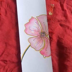 flower pattern bookmark