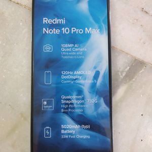 Dummy Phone Redmi Note 10 Pro Max