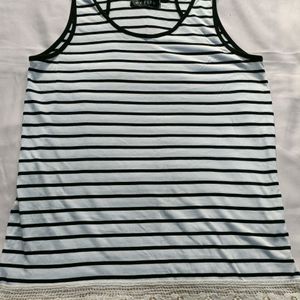 Beautiful white & Black Stripe Top