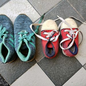 2 Pairs Shoes For Boys