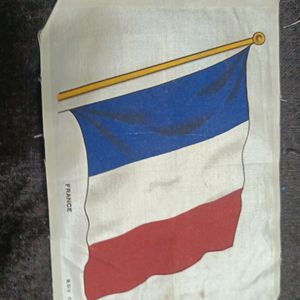 Flag Of France On Silk