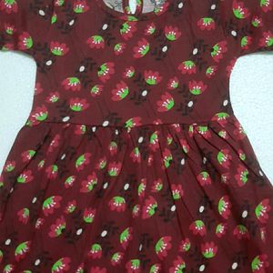 7 To 8 Yrs Cotton Frock