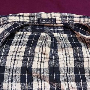 Boys Vintage Plaid Flannel Shirt