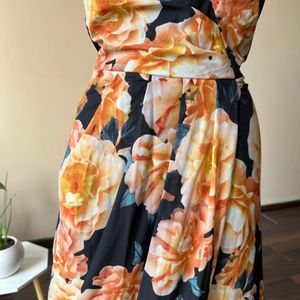 Floral Tube Gown (bust :46-48)plus Size