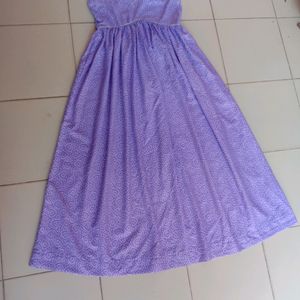 Lavender Colour Alia Cut Dress