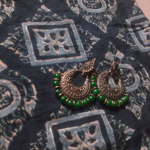 Asthetic Short Kurta With Earings