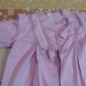 Nighty. 2 Piece Nighty Set.  Pink Night Wear