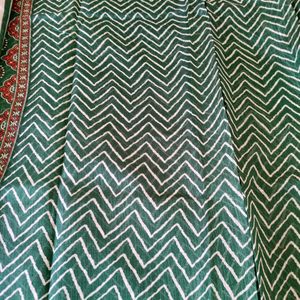 Green Festive Saree