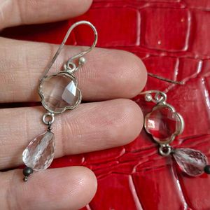 92.5 Clear Quartz Dangler