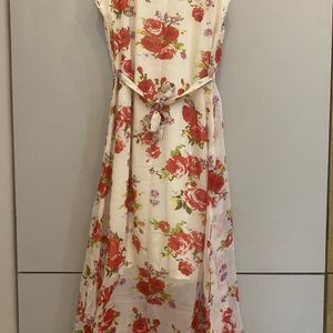 Floral Minimalist Maxi Dress