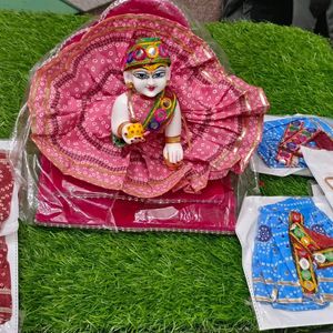 Poshak Pure Cotton For Laddu Gopal Ji