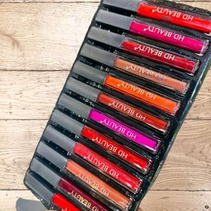 Huda 12 Pc Liquid Lipstick