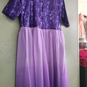 Purple Ethnic Gown