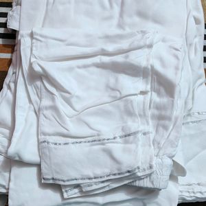 White Anarkali Suit Set
