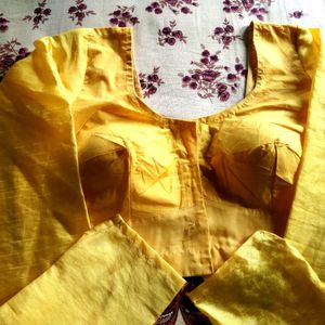 Yellow Full Sleeve Blouse