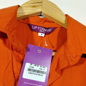 Uptownie Orange Loose Fit Top (Women)