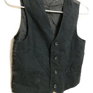 Van Heusen Black Waistcoat