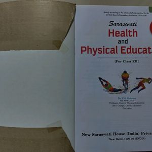 Physical Education PE Book Class 12th Cbse Icse