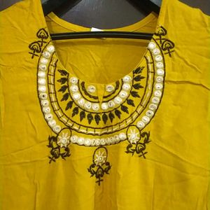 YELLOW KURTI