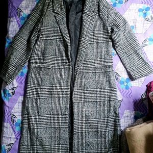 Winter Checked Overcoat