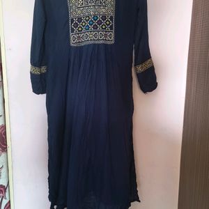 Navy Blue Kurta