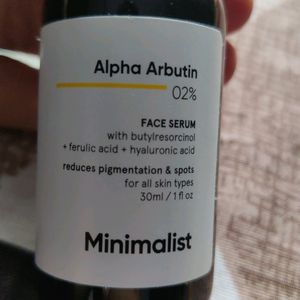 Minimalist Brand New Seal Pack Face Serum