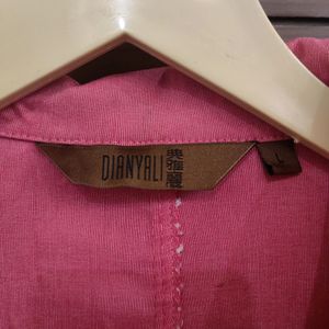 Dianyali Pink Trenchcoat