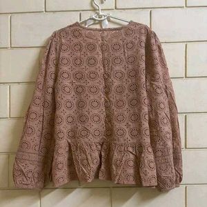 Old Money Eyelet Top