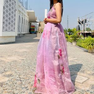 Organza Pink Cute Gown