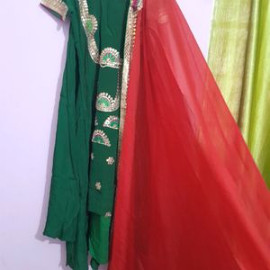 Updwon  Frok Kurti With Garara