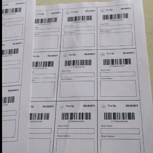 FREEUP SHIPPING LABLES PRINTED PACK OF 50LABELS