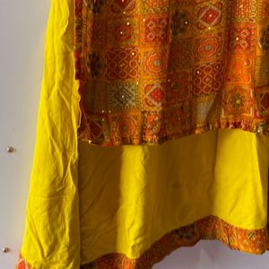 Women Yellow Anarkali