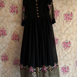 Black Ethnic Gown